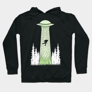 Bigfoot Ufo Abduction Sasquatch Hoodie